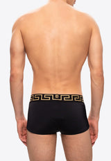 Versace Greca Border Swim Shorts ABU01026 A232185-A80G Black