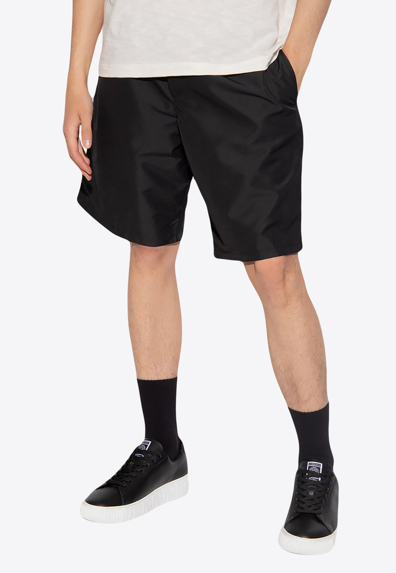 Versace Greca Border Beach Shorts ABU01027 A232415-A80G Black