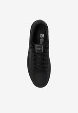 Balmain B-Court Low-Top Leather Sneakers Black AM1VI288 LVTR-0PA