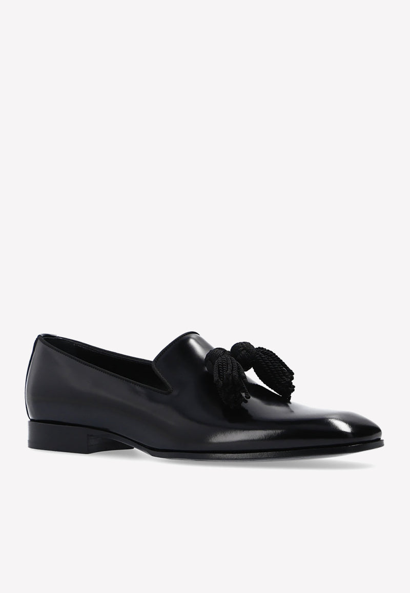 Jimmy Choo Foxley Loafers in Calf Leather FOXLEY M SIC-BLACK Black