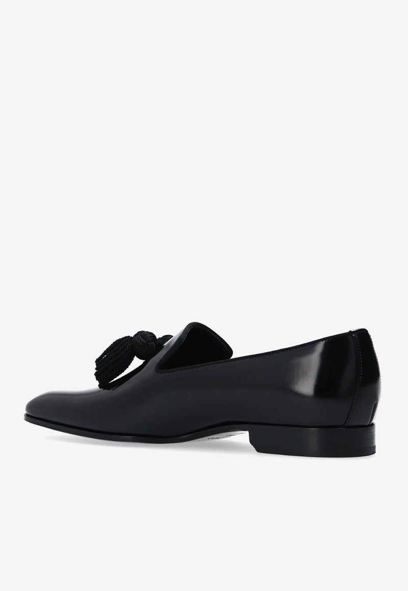 Jimmy Choo Foxley Loafers in Calf Leather FOXLEY M SIC-BLACK Black