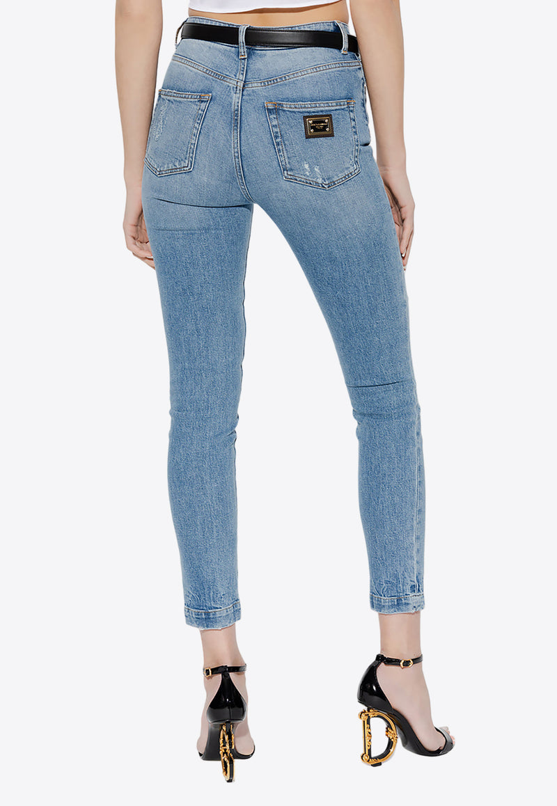 Dolce 
Gabbana Distressed Skinny Jeans FTAH6D G8EE8-S9001