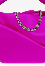 Jimmy Choo Bonny Satin Top Handle Bag BONNY SAT-FUCHSIA