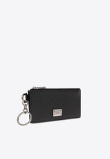 Dolce 
Gabbana Logo Plate Cardholder with Keyring Black BP2524 AG219-80999