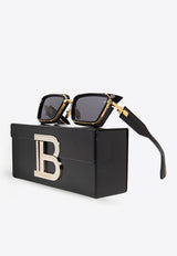 Balmain Admirable Rectangular Sunglasses BPS-130A-52 0-0