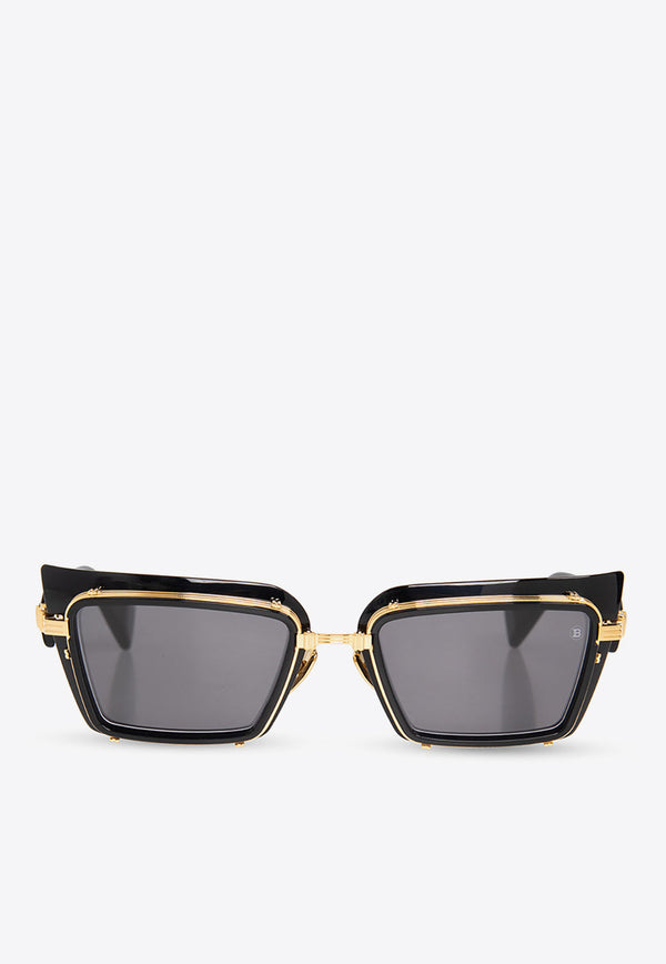 Balmain Admirable Rectangular Sunglasses BPS-130A-52 0-0