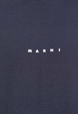 Marni Mini Logo-Print Crewneck T-shirt HUMU0223P1 USCS87-LOB99