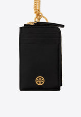 Tory Burch Robinson Lanyard Cardholder Black 143239 0-001