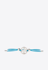 Tory Burch Miller Slider Leather Bracelet Blue 144706 0-400