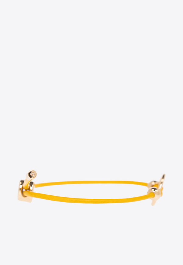 Tory Burch Miller Slider Leather Bracelet Yellow 144706 0-700