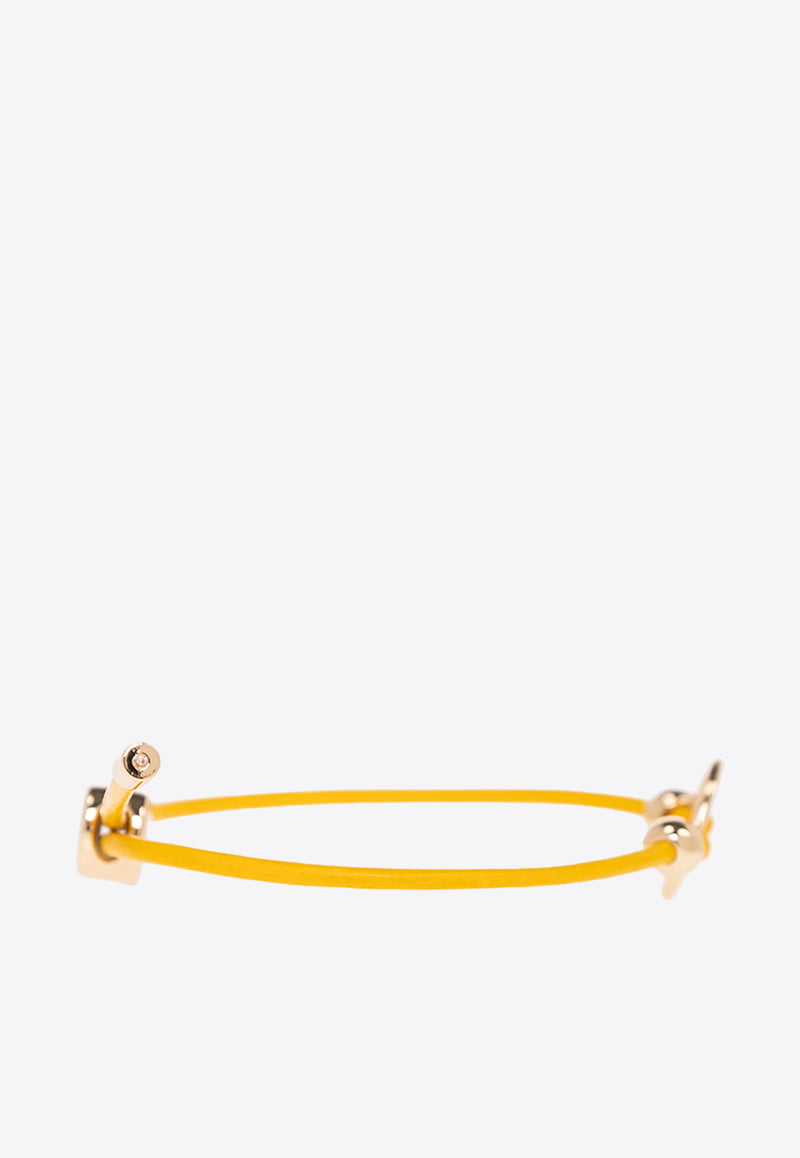 Tory Burch Miller Slider Leather Bracelet Yellow 144706 0-700