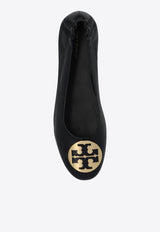 Tory Burch Claire Glossy Leather Ballet Flats Black 147379 0-001