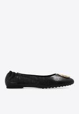 Tory Burch Claire Glossy Leather Ballet Flats Black 147379 0-001