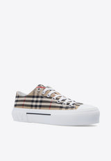 Burberry Vintage Check Low-Top Canvas Sneakers Beige 8050506 A7028-ARCHIVE BEIGE IP CHK