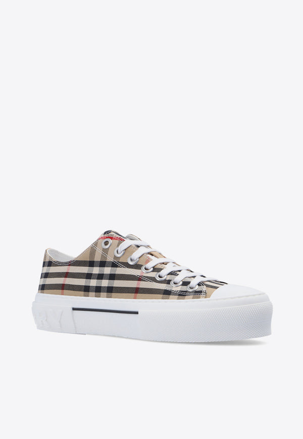 Burberry Vintage Check Low-Top Canvas Sneakers Beige 8050506 A7028-ARCHIVE BEIGE IP CHK