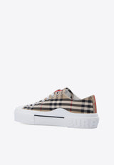 Burberry Vintage Check Low-Top Canvas Sneakers Beige 8050506 A7028-ARCHIVE BEIGE IP CHK