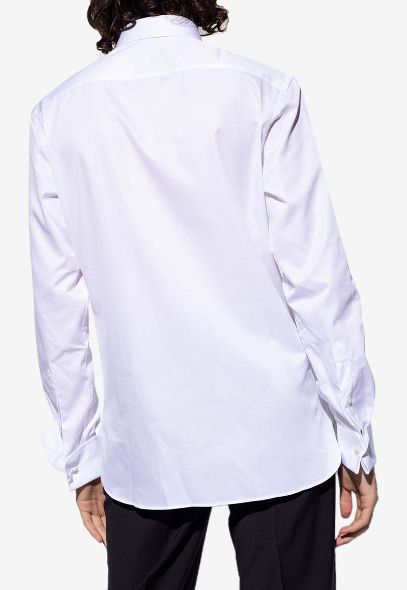 Giorgio Armani Long-Sleeved Button-Up Shirt 8WGCCZMS TZ069-U0BN