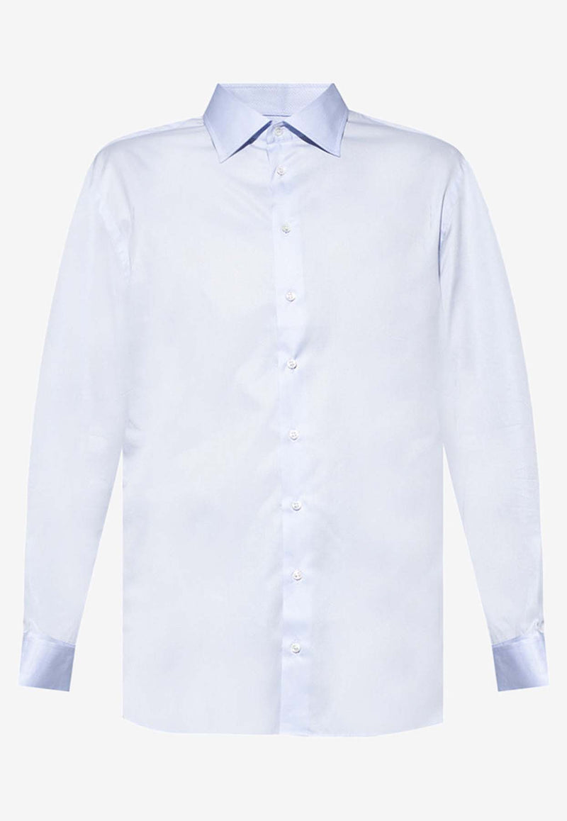 Giorgio Armani Long-Sleeved Button-Up Shirt 8WGCCZMS TZ069-U9T9