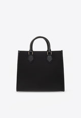 Dolce 
Gabbana Rubberized Logo Tote Bag Black BM2012 AG182-8B956