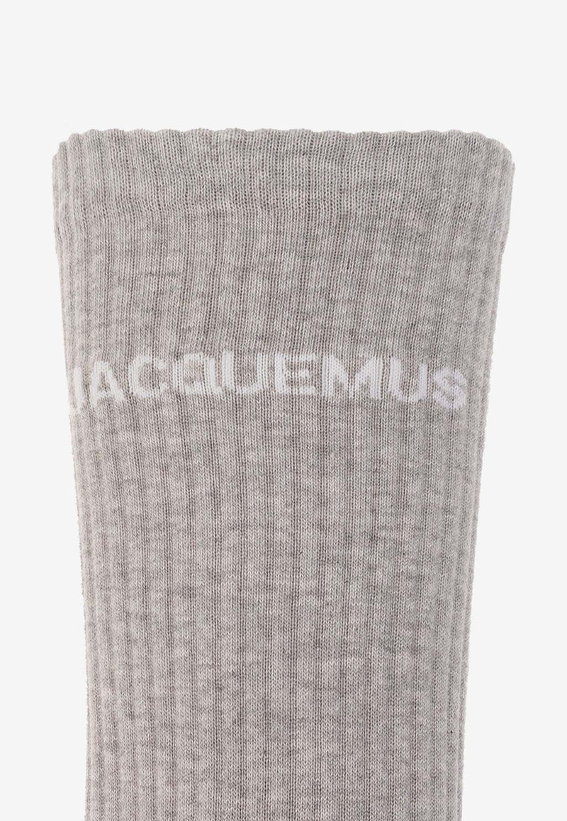 Jacquemus Logo-Embroidered Socks 213AC003 5000-920