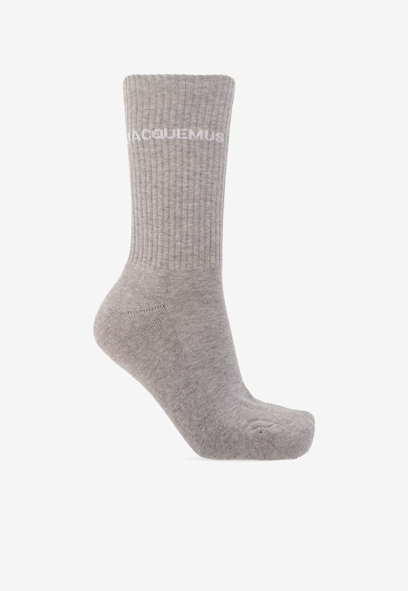 Jacquemus Logo-Embroidered Socks 213AC003 5000-920