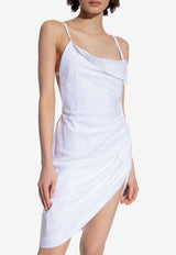 Jacquemus La Robe Saudade Draped Dress 213DR106 1020-100