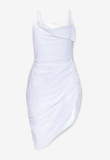 Jacquemus La Robe Saudade Draped Dress 213DR106 1020-100