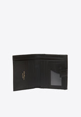 Salvatore Ferragamo Gancini French Wallet in Grained Leather Black 22C877 008 673998-NERO