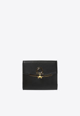 Salvatore Ferragamo Gancini French Wallet in Grained Leather Black 22C877 008 673998-NERO