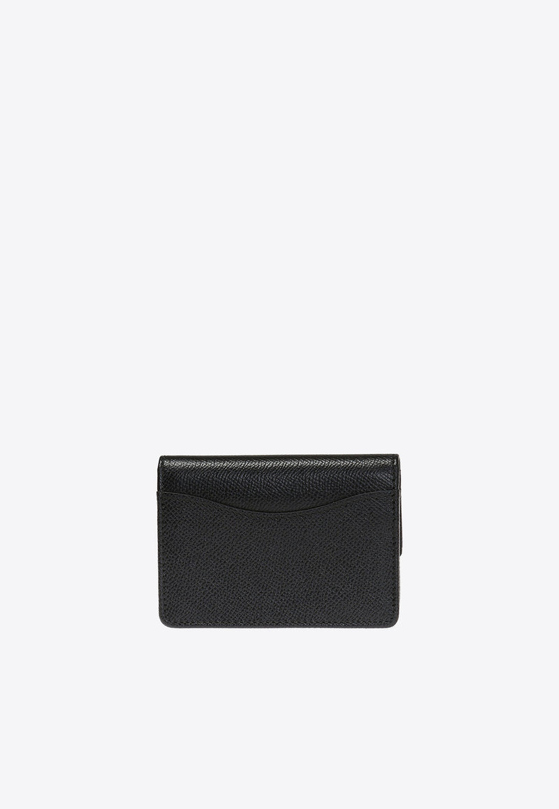 Salvatore Ferragamo Gancini Leather Cardholder 22D198 018 683350-NERO Black