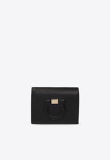 Salvatore Ferragamo Small Gancini Leather Wallet 22D514 051 736967-NERO Black