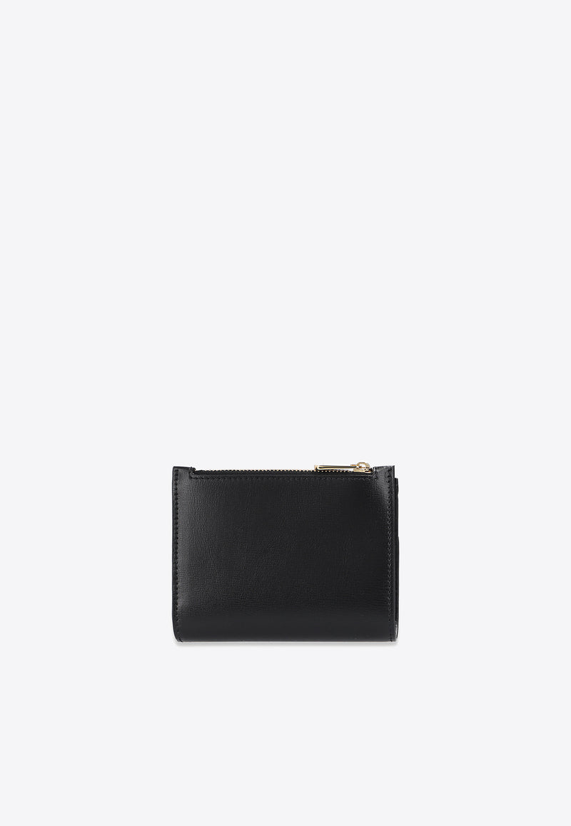 Salvatore Ferragamo Vara Bow Compact Wallet 22E009 186 734500-NERO Black