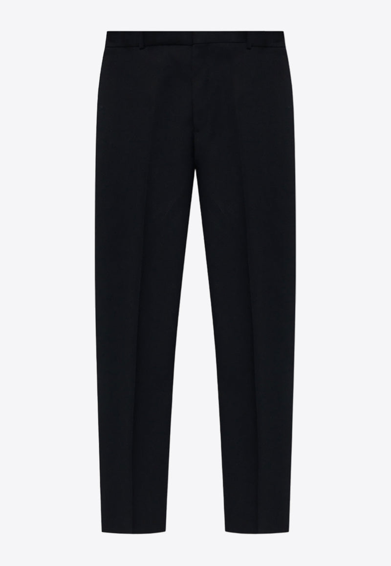 Alexander McQueen Classic Tailored Wool Pants Black 630842 QUU82-1000