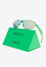 Bottega Veneta Cat Eye Sunglasses Green 712703 V4450-3349