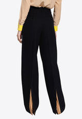 Burberry Jaylie Wool Tailored Pants Black 8057490 A1189-BLACK