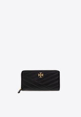 Tory Burch Kira Quilted Leather Continental Wallet Black 90348 0-001