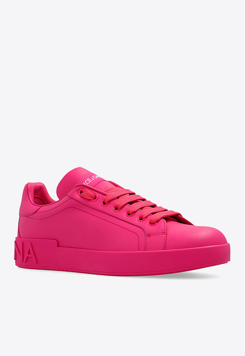 Dolce 
Gabbana Portofino Low-Top Sneakers CK1544 A1065-8H412 Pink