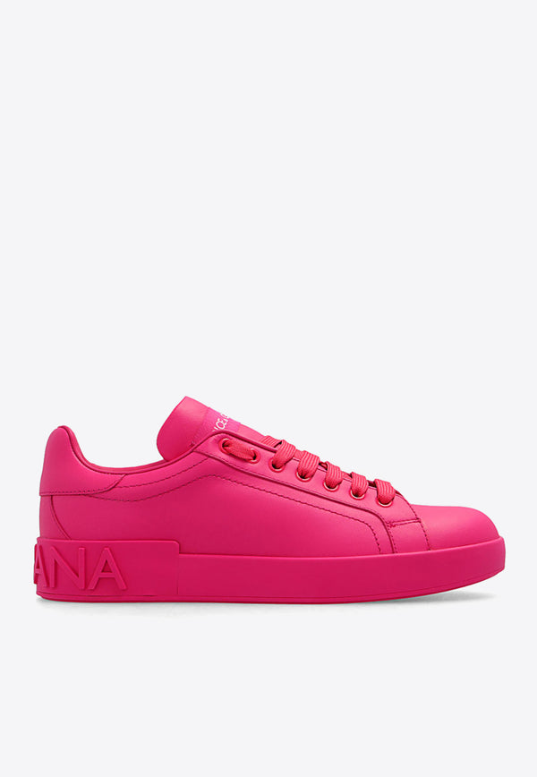 Dolce 
Gabbana Portofino Low-Top Sneakers CK1544 A1065-8H412 Pink