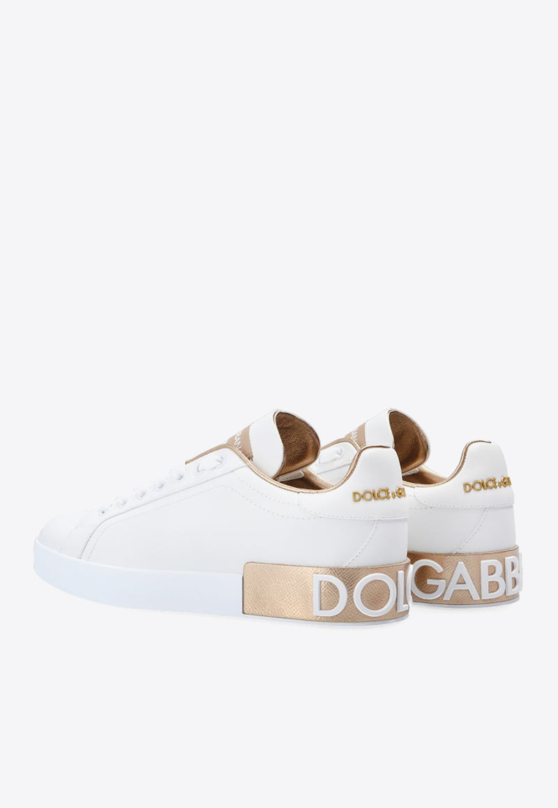 Dolce 
Gabbana Portofino Low-Top Sneakers CK1544 AX615-8L315 White