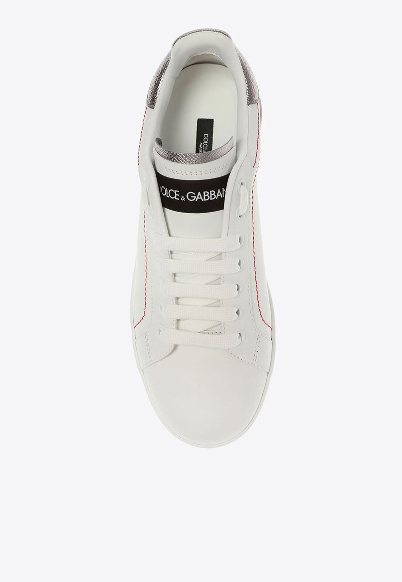 Dolce 
Gabbana Portofino Low-Top Sneakers CK1587 AH527-8B441 White