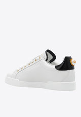 Dolce 
Gabbana Portofino Logo-Embellished Low-Top Sneakers CK1602 AH506-89662 White