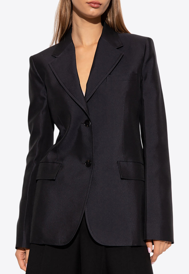 Jil Sander Single-Breasted Tailored Blazer Blue J04BN0003 J70013-401