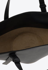 Jil Sander Medium Leather Sombrero Shoulder Bag Black J07WC0003 P4850-001