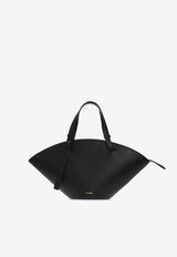 Jil Sander Medium Leather Sombrero Shoulder Bag Black J07WC0003 P4850-001