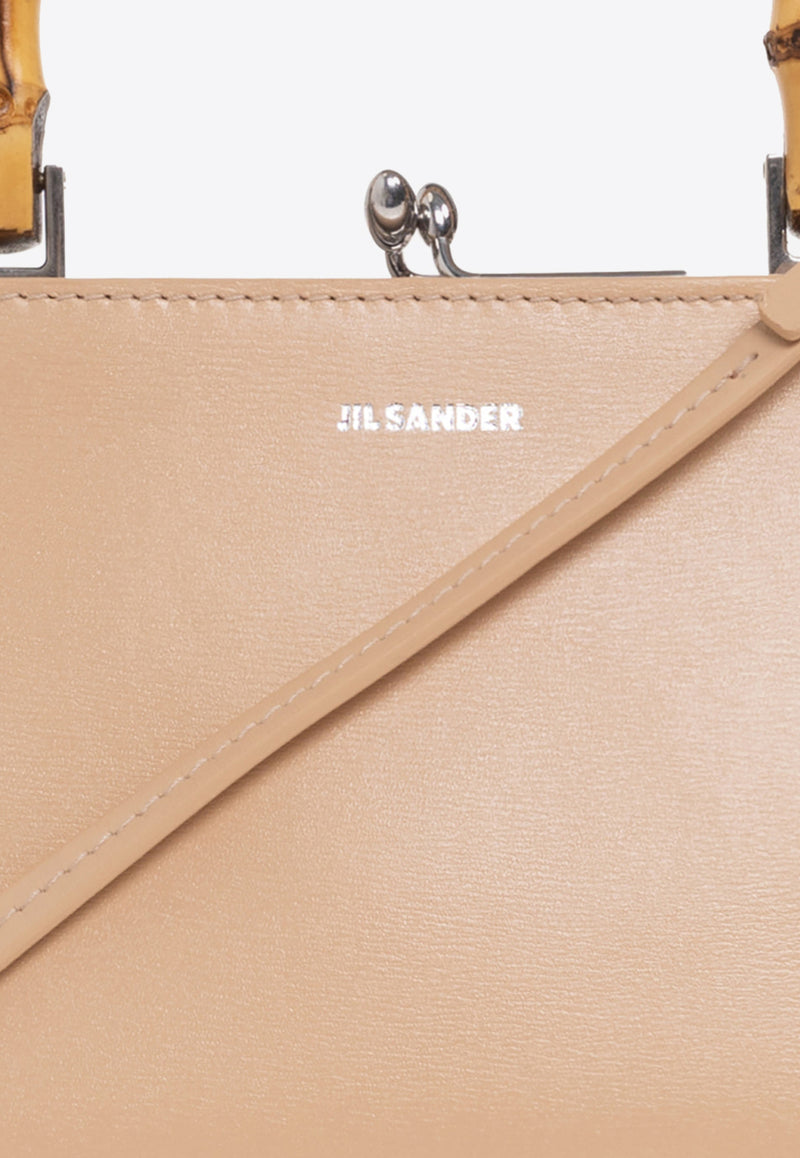 Jil Sander Mini Goji Bamboo Crossbody Bag Beige J07WD0029 P5285-665