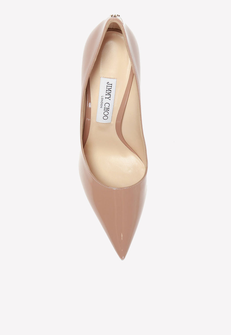 Jimmy Choo Love 100 Pumps in Patent Leather LOVE 100 PWJ-BALLET PINK