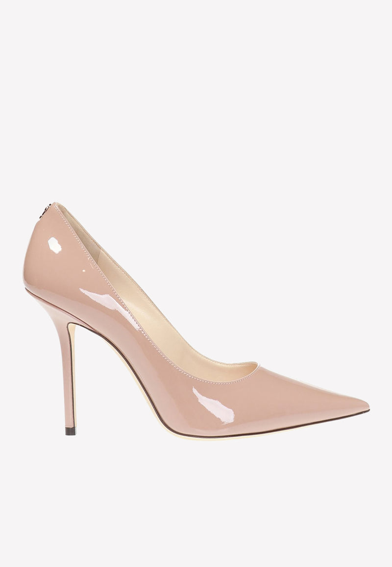 Jimmy Choo Love 100 Pumps in Patent Leather LOVE 100 PWJ-BALLET PINK