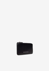 Marni Saffiano Leather Zip-Around Cardholder PFMI0036L0 LV520-Z576N