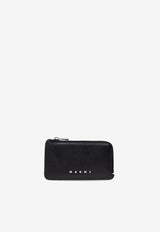 Marni Saffiano Leather Zip-Around Cardholder PFMI0036L0 LV520-Z576N