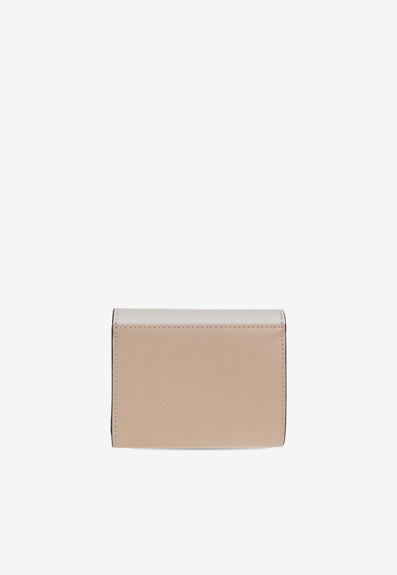 Marni Bi-Fold Color-Block Leather Wallet PFMO0052U8 LV520-Z607M